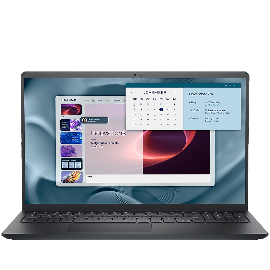 Dell Pro 15 Essential (PV15250), Intel Core 3 100U(6C, 8T, 10MB, up to 4.7GHz), 15.6" FHD(1920x1080) WVA LED, 16GB(1x16GB) DDR5, 512GB M.2 SSD, UHD Graphics, WiFi+BT, Cam+Mic, BG Non Backlit KBD, FPR, Ubuntu, 3Y ProSupport