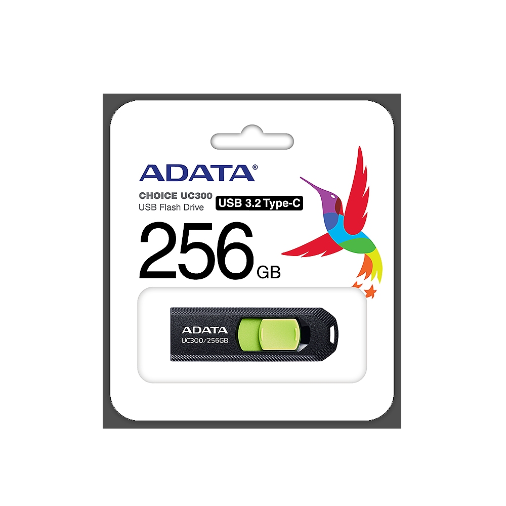 256GB TYPE-C UC300 ADATA BK/GN