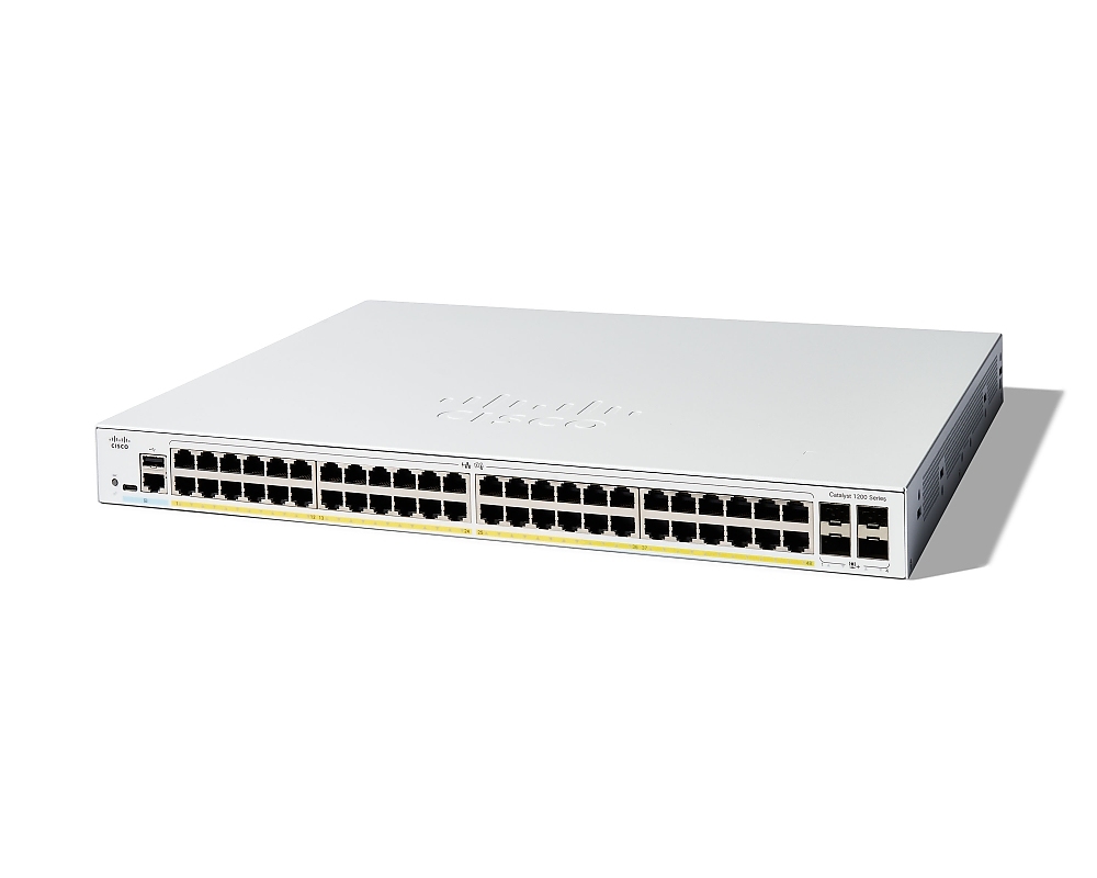 Cisco Catalyst 1200 48-port GE, PoE, 4x1G SFP