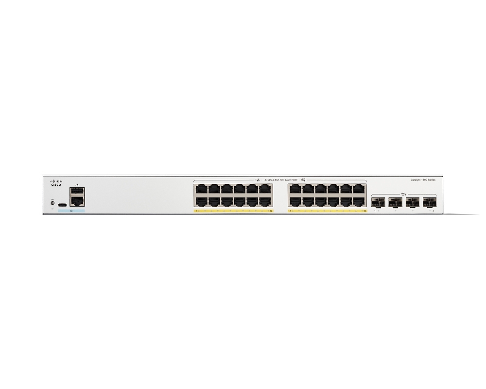 Cisco Catalyst 1300 24-port GE, Full PoE, 4x10G SFP+