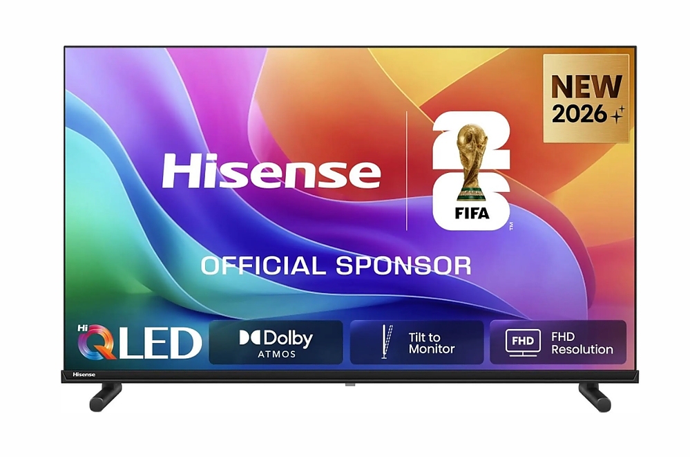 Hisense 40" A5S, Full HD 1920x1080, QLED, Quantum Dot, HDR, HLG, DTS HD, Light Sensor, Dolby Audio, Smart TV, WiFi, WiFi Direct, 2xHDMI, 2xUSB, LAN, CI+, DVB-T2/C/S2, Black