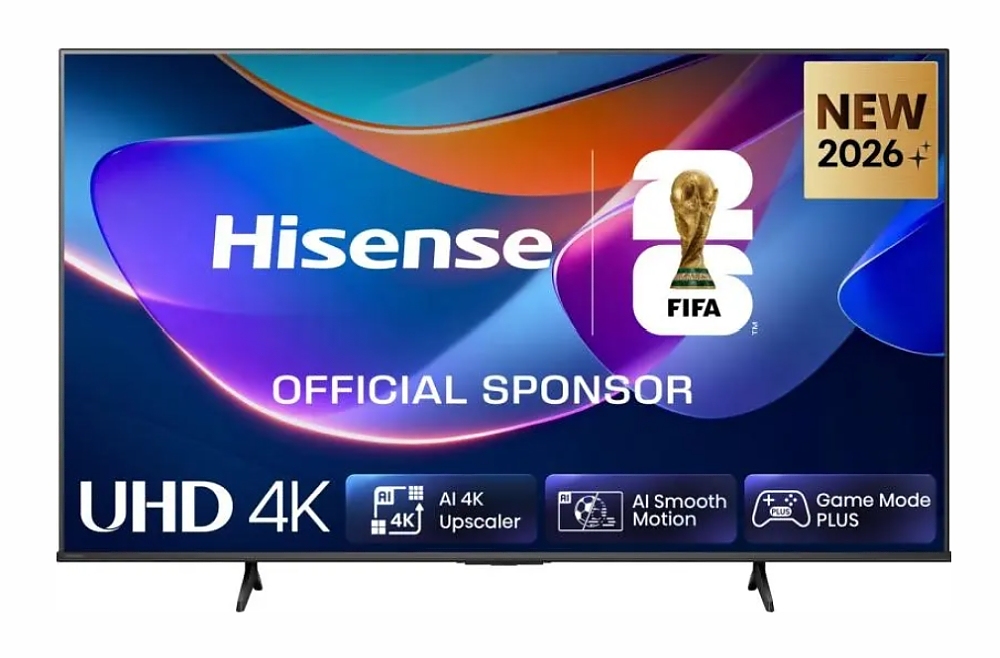 Hisense 43" A6S, 4K Ultra HD 3840x2160, DLED, DFA, Precision Colour, HDR 10+, HLG, Dolby Vision,Light sensor, Smart TV, WiFi, BT, AnyView Cast, Gaming Mode, 1xHDMI2 eArc, 3xHDMI, 2xUSB, LAN, CI+, DVB-T2/C/S2, Black