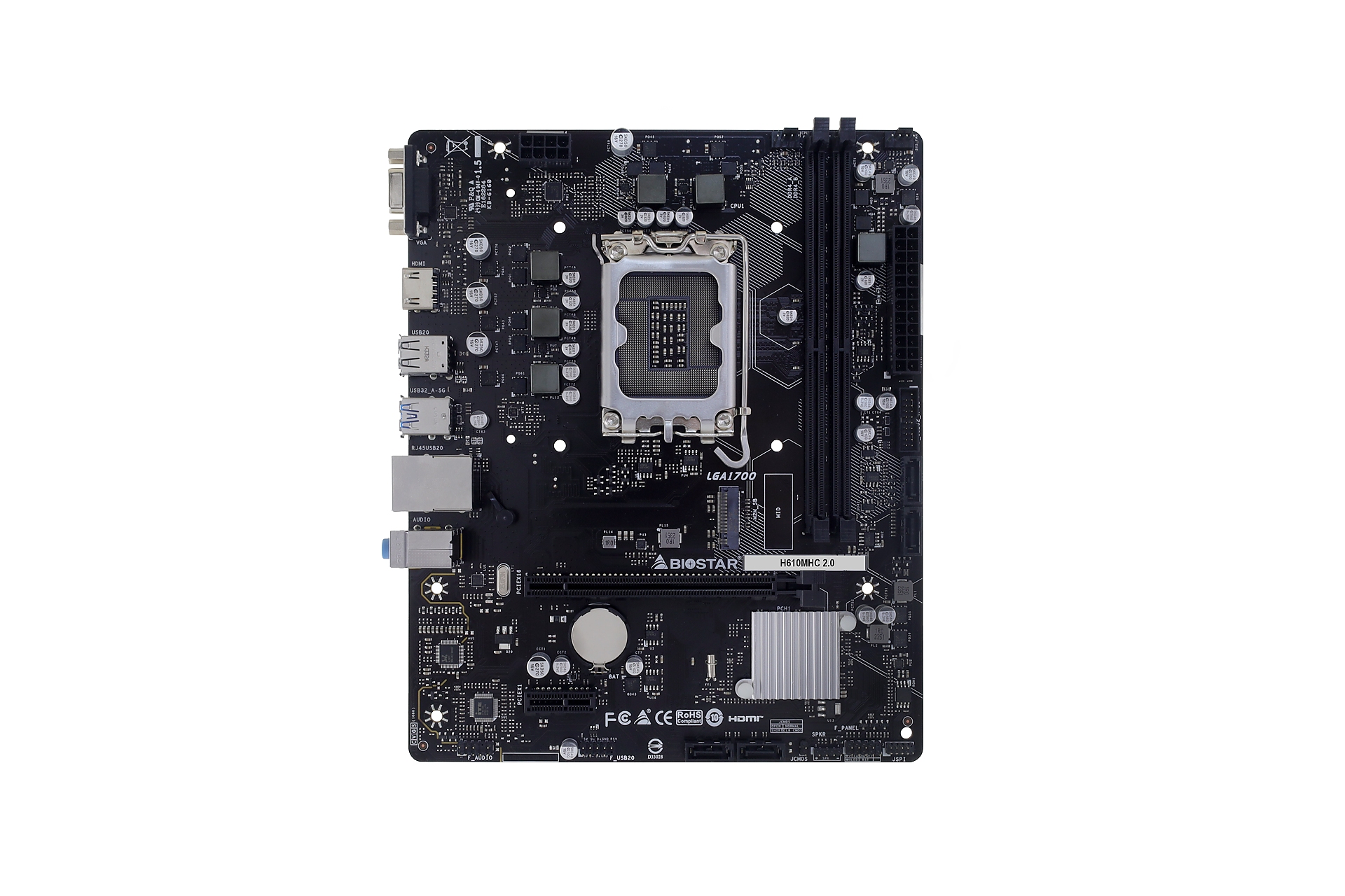 Дънна платка BIOSTAR H610MHC 2.0