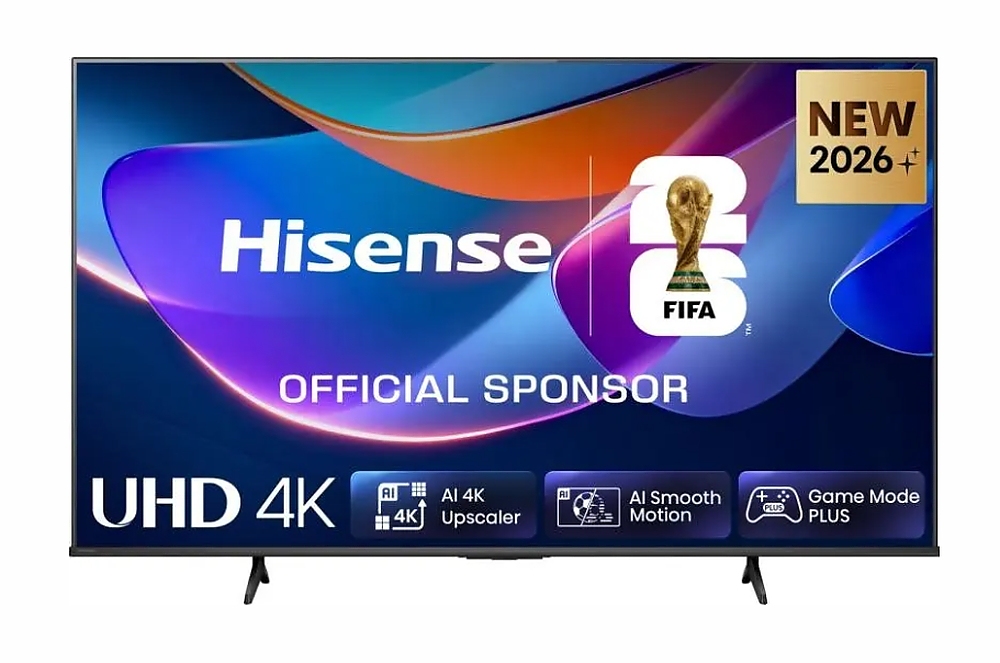 Hisense 55" A6S, 4K Ultra HD 3840x2160, DLED, DFA, Precision Colour, HDR 10+, HLG, Dolby Vision,Light sensor, Smart TV, WiFi, BT, AnyView Cast, Gaming Mode, 1xHDMI2 eArc, 3xHDMI, 2xUSB, LAN, CI+, DVB-T2/C/S2, Black
