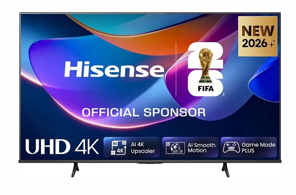 Hisense 65" A6S, 4K Ultra HD 3840x2160, DLED, DFA, Precision Colour, HDR 10+, HLG, Dolby Vision, DTS Virtual X, Smart TV, WiFi, BT, Light Sensor, Gaming Mode, 1xHDMI2 eArc, 3xHDMI, 2xUSB, LAN, CI+, DVB-T2/C/S2, Black