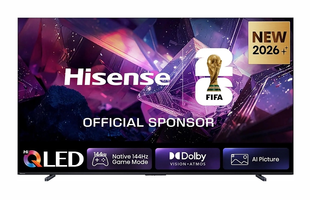 Hisense, 100''&nbsp; E7S PRO,QLED Smart, FALD, 144Hz, 5000:1,Quantum Dot, Dolby vision ,Vidaa, ADS, Black