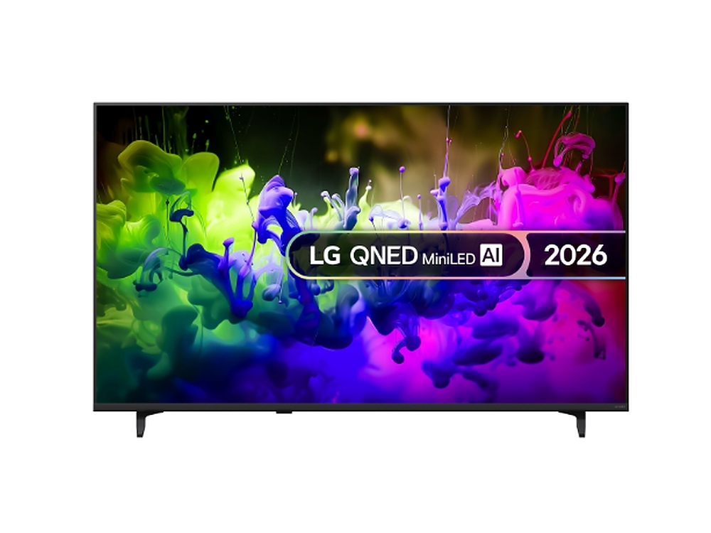LG 55QNED7EB3C, 55" 4K QNED MiniLED Smart TV, 3840x2160, DVB-T2/C/S2, Alpha 7 AI Processor, HDR10 / HLG, webOS 26 ThinQ, VRR / ALLM / HGiG, 4K Super Upscaling, WiFi 5, Bluetooth 5.3, AirPlay 2, LAN, CI, HDMI, AI Sound Pro, Google Cast, 2 pole Stand