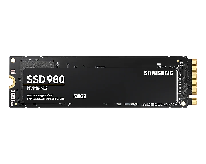 Samsung SSD 980 500GB PCIe 3.0 NVMe 1.4 M.2 V-NAND 3-bit MLC, Pablo Controller, 256-bit Encryption, Read 3100 MB/s Write 2600 MB/s
