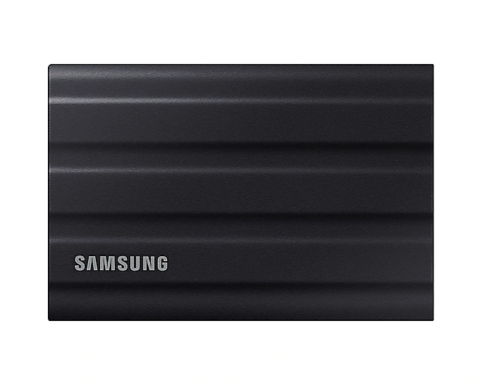 Samsung Portable NVME SSD T7 Shield 1TB , USB 3.2 Gen2, Rugged, IP65, Read 1050 MB/s Write 1000 MB/s, Black