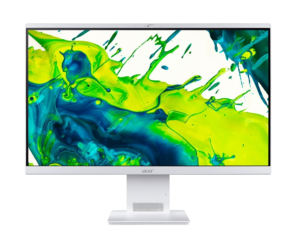 Acer Aspire S27-B, 27'' AiO FHD (1920x1080) IPS 144Hz, Intel Core Ultra 5 115U (up to 4.20GHz, 10MB), 16GB DDR5, 1TB SSD, Intel Arc Graphics, no DVD, WiFi 7 & BT 5.4, 90W AC adapter, FHD IR cam, KBD & Mouse Wireless, No OS, Silver