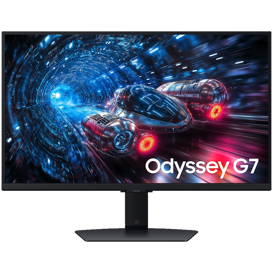 Monitor LED Samsung Odyssey G7 LS27FG702EUXEN 27", 3840x2160, 4K UHD, 180Hz / FHD 360Hz Dual Mode, IPS, HDR10, 16:9, 1000:1, 350 cd/m2, 1ms GTG, 178/178, 99% sRGB, DP 1.4, HDMI 2.1, Flicker-free, Tilt, Height Adjust, 2Y