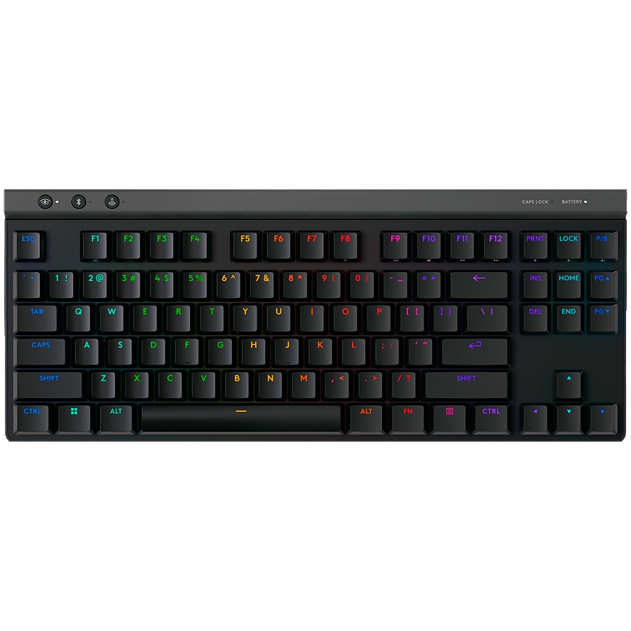 LOGITECH G515 LIGHTSPEED TKL Wireless Gaming Keyboard - BLACK - BGR - 2.4GHZ/BT - EMEA28i-935