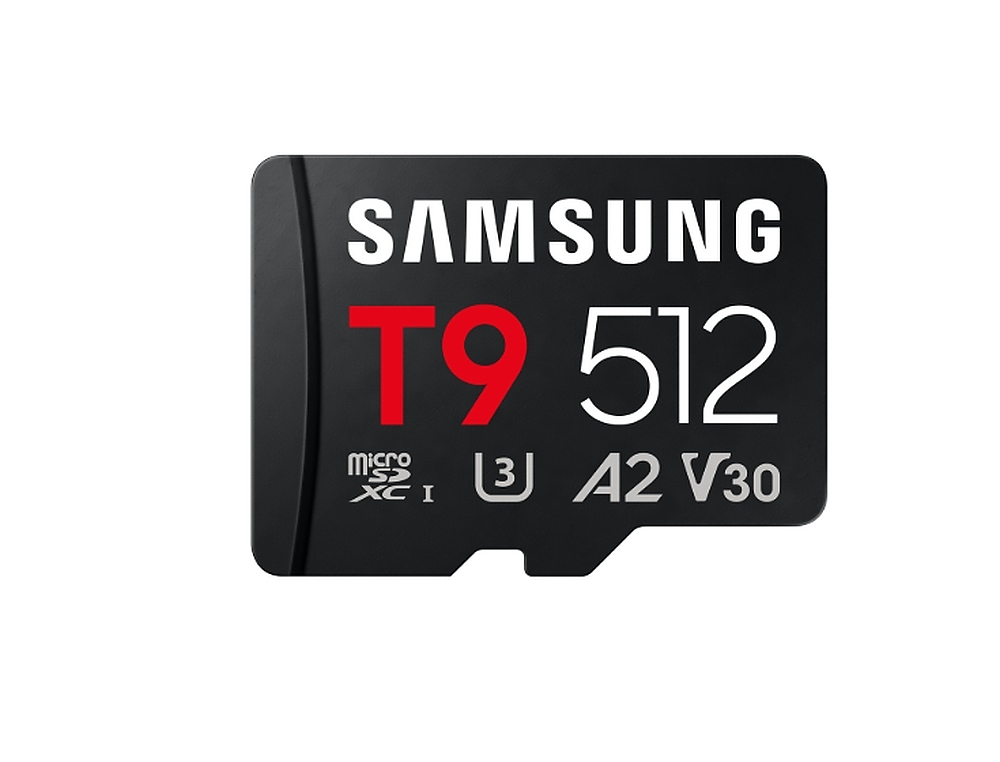 Samsung 512GB micro SD Card T9 UHS-I Read 200MB/s - Write 130MB/s Class 10 U3 V30 A2