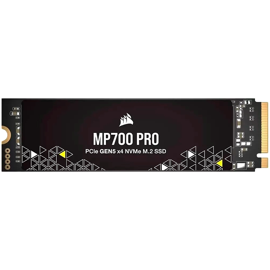 Corsair MP700 PRO 4TB SSD M.2 NVMe PCIe Gen. 5 x4, Read/Write Mb/s: 12,400/11,800, IOPS read/write: 1.7M/1.6M (no heatsink)