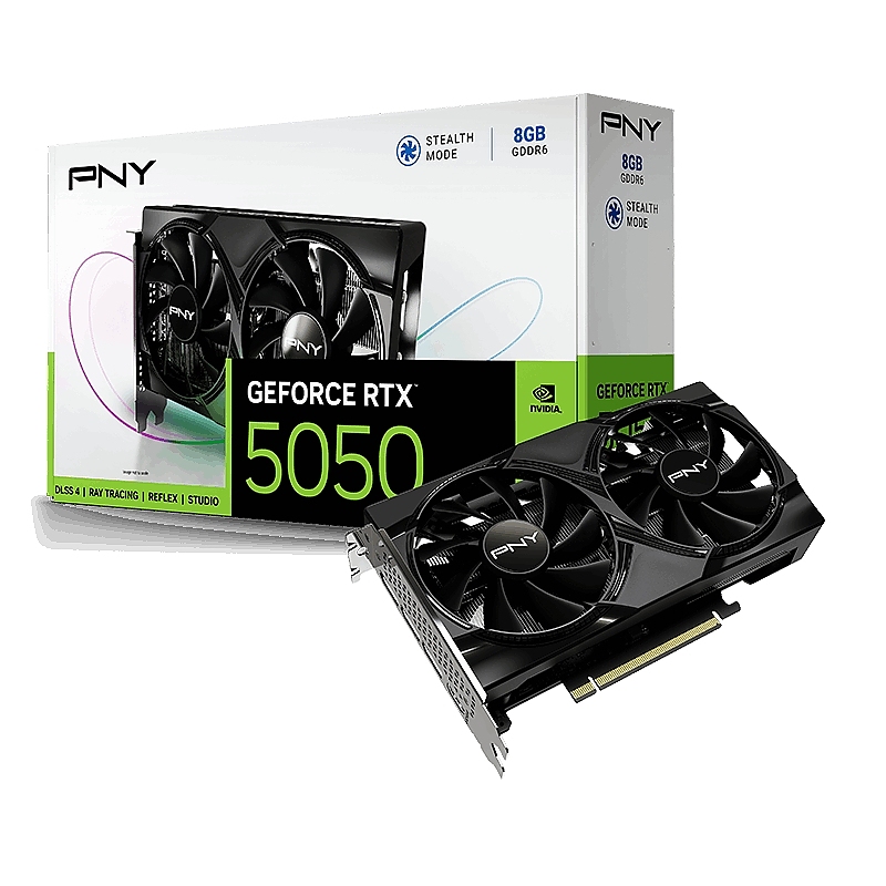 PNY GeForce RTX 5050 8GB GDDR6 Dual Fan