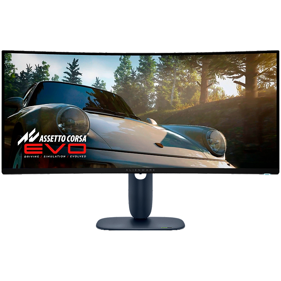 Monitor LED Alienware AW3425DW 34.2", 3440x1440, UW-QHD, 240Hz, QD-OLED AG, 21:9, 1.5m:1, 250 cd/m2 / 1000 cd/m2, 0.03ms GTG, 178/178, 99.3% DCI-P3, DP, 2xHDMI, 1xUSB-B, 1xUSB-A, 1xUSB-C (15W), T/S/H Adj (11cm), Curved (1800R),  True Black, 3Y
