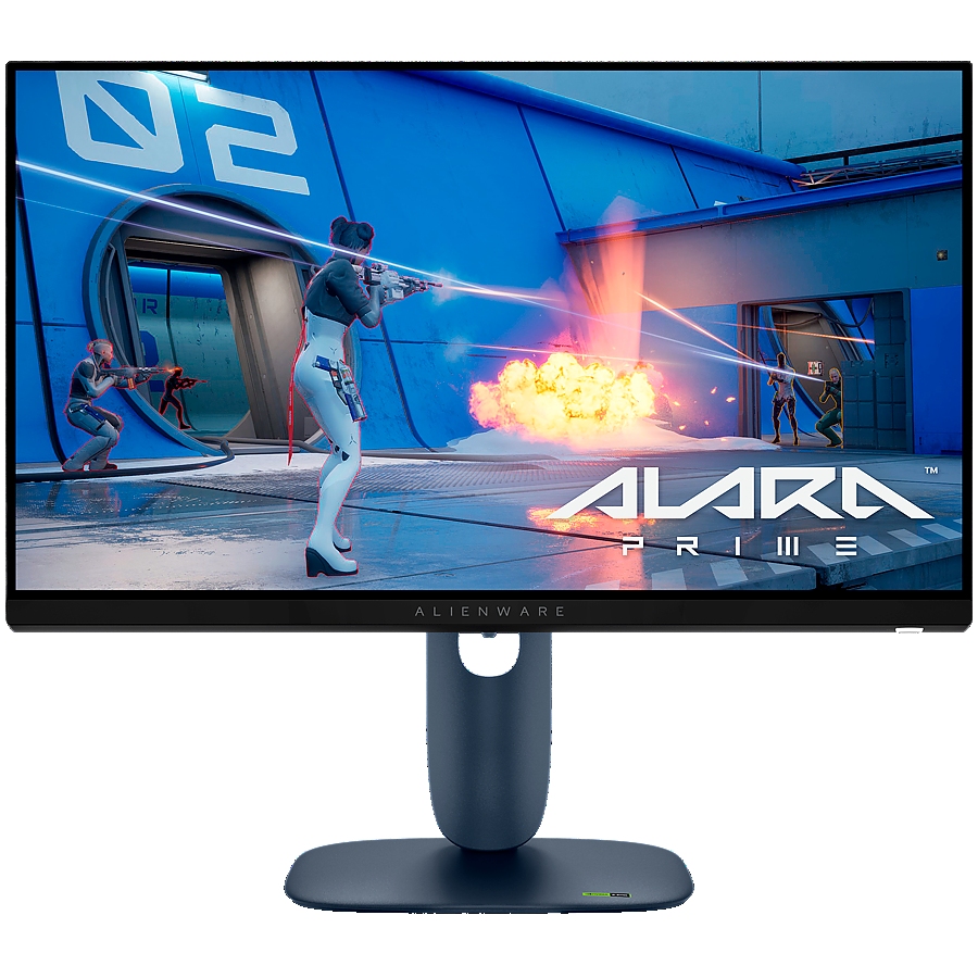 Monitor LED Alienware AW2525HM 24.5" 1920x1080, FHD, 320Hz, Fast IPS AG, 16:9, 1000:1, 400 cd/m2, 1ms/0.5ms, 178/178, 99% sRGB, DP 1.4, 2xHDMI 2.1, 1xUSB-B, 2xUSB-A, Flicker-free, Tilt, Swivel, Pivot, Height Adjust (11cm), G-SYNC, FS Pr. 3Y