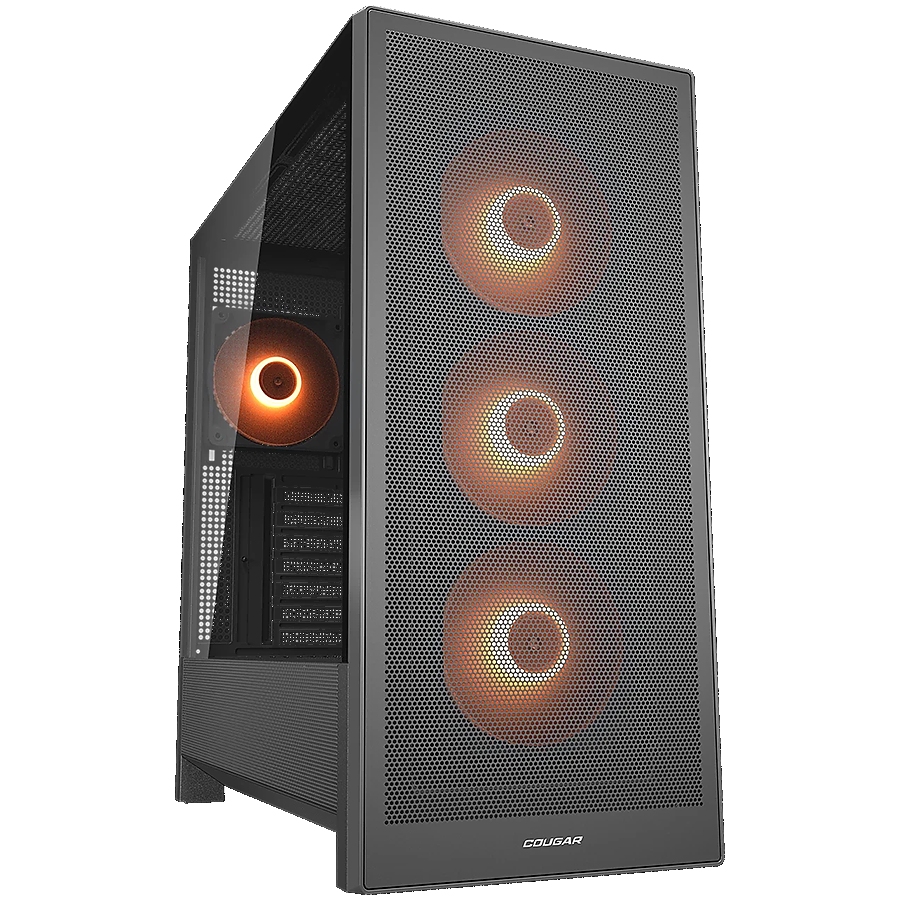 COUGAR MX230 RGB PC Case, Mid Tower, Black