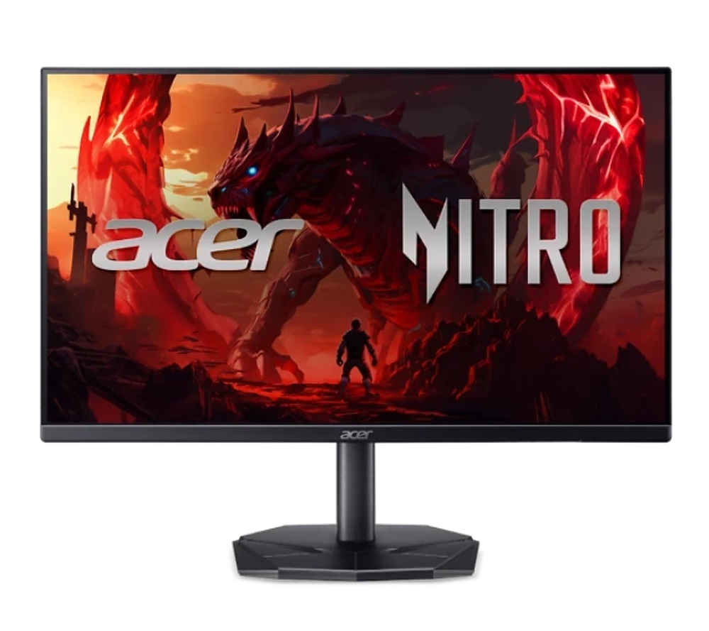 Acer Nitro KG270P0bi, 27'' FHD (1920x1080), VA, 144Hz, 100M:1, 250nits, 4ms (GTG)/1ms(VRB), 99% sRGB, FreeSync, VGA, HDMI, VisionCare 1.0, BlueLight Shield, ZeroFrame, Tilt, Vesa, Energy star, Energy Class D, Black, 2Y