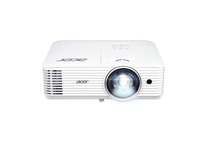 Acer Projector H6518STi, DLP, Short Throw, FHD (1920x1080), 3500 ANSI Lumens, 10 000:1, 1x, 3D ready, HDMI 2x1.4, VGA in, DC Out (5V/1A,USB Type A), RS232, Audio in/out, Wireless dongle included, Speaker 3W, Bag, 2.95kg, 2Y, White + Acer T82-W01MW 82.5"