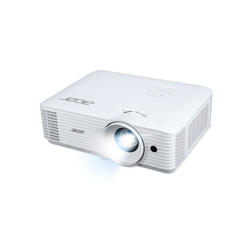 Acer Projector P1358i, DLP, WXGA (1280x800), 5000 ANSI Lumens, 20 000:1, 1.3x, HDMI 2x1.4, VGA, DC Out (5V/1A, USB-A), RCA, Audio in/out (3.5mm), Wireless dongle included, Speaker 10W, Bluelight Shield, Bag, 2.8kg, 3Y, White
