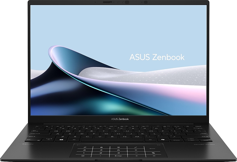 Asus Zenbook UM3406GA-QD246WNA, AMD Ryzen 7 445 ,2.0GHz (14MB Cache, up to 4.6GHz, 6 cores, 12 Threads), 14.0 OLED WUXGA(WU) 1920X1200 16:10,LPDDR5X 16GB ( on board ),512GB&nbsp; SSD G4, Windows 11,  Jade Black, Sleev, no adapter