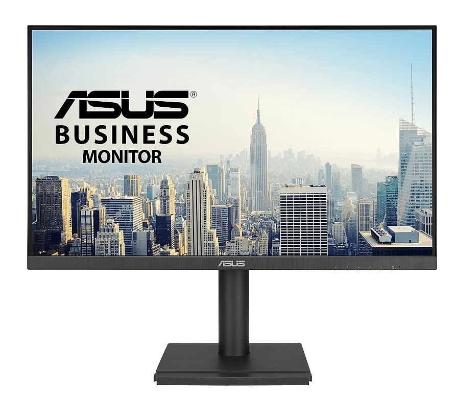 Asus VA27DQFS Business Monitor, 27", IPS, Full HD, Frameless, 100Hz, Adaptive-Sync, 1ms MPRT, HDMI, DP, VGA, Low Blue Light, Flicker Free, Ergonomic Design, Wall Mountable, Black