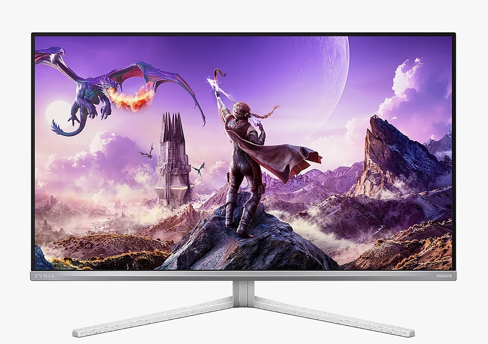 Philips 32M2N8900P, 31.5" QD-OLED, 3840x2160@240Hz, 0.03ms GtG, 250cd/m2 (SDR), 1000cd/m2 (HDR), 1.500.000:1, Mega Infinity DCR, Adaptive Sync, FlickerFree, SoftBlue tech., 5Wx2+DTS, Tilt, Height Adjust, Swivel, 2xHDMI, DP, USB hub, KVM