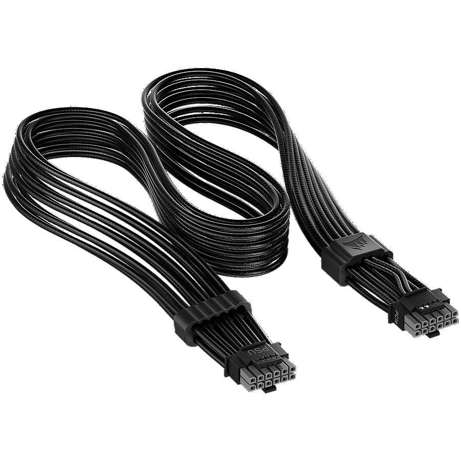 Corsair ThermalProtect Universal PCIe 5.1 600W 12V-2x6 Cable, Black