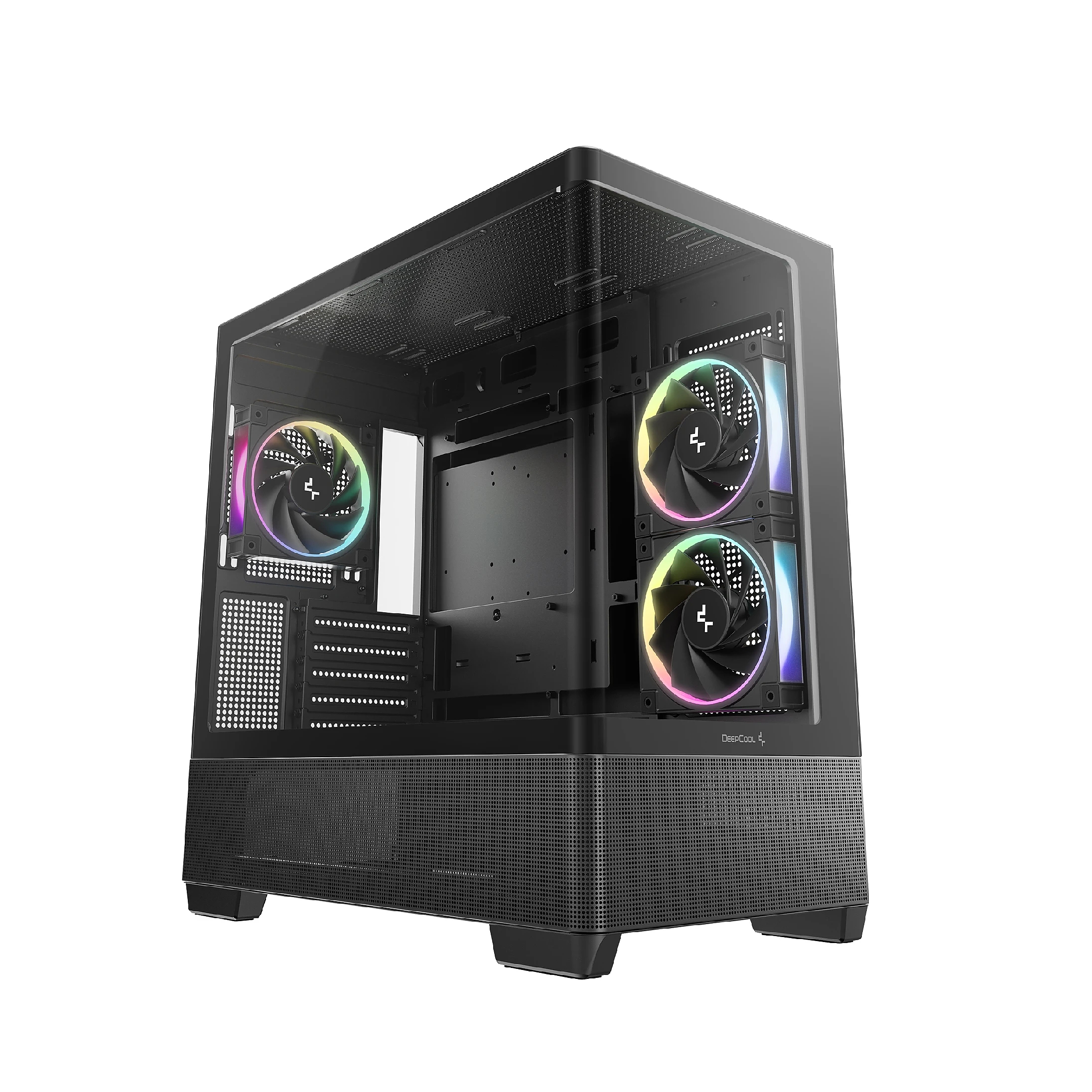 DeepCool кутия Case ATX - CG380U 3F - 3 ARGB Fans, USB-C