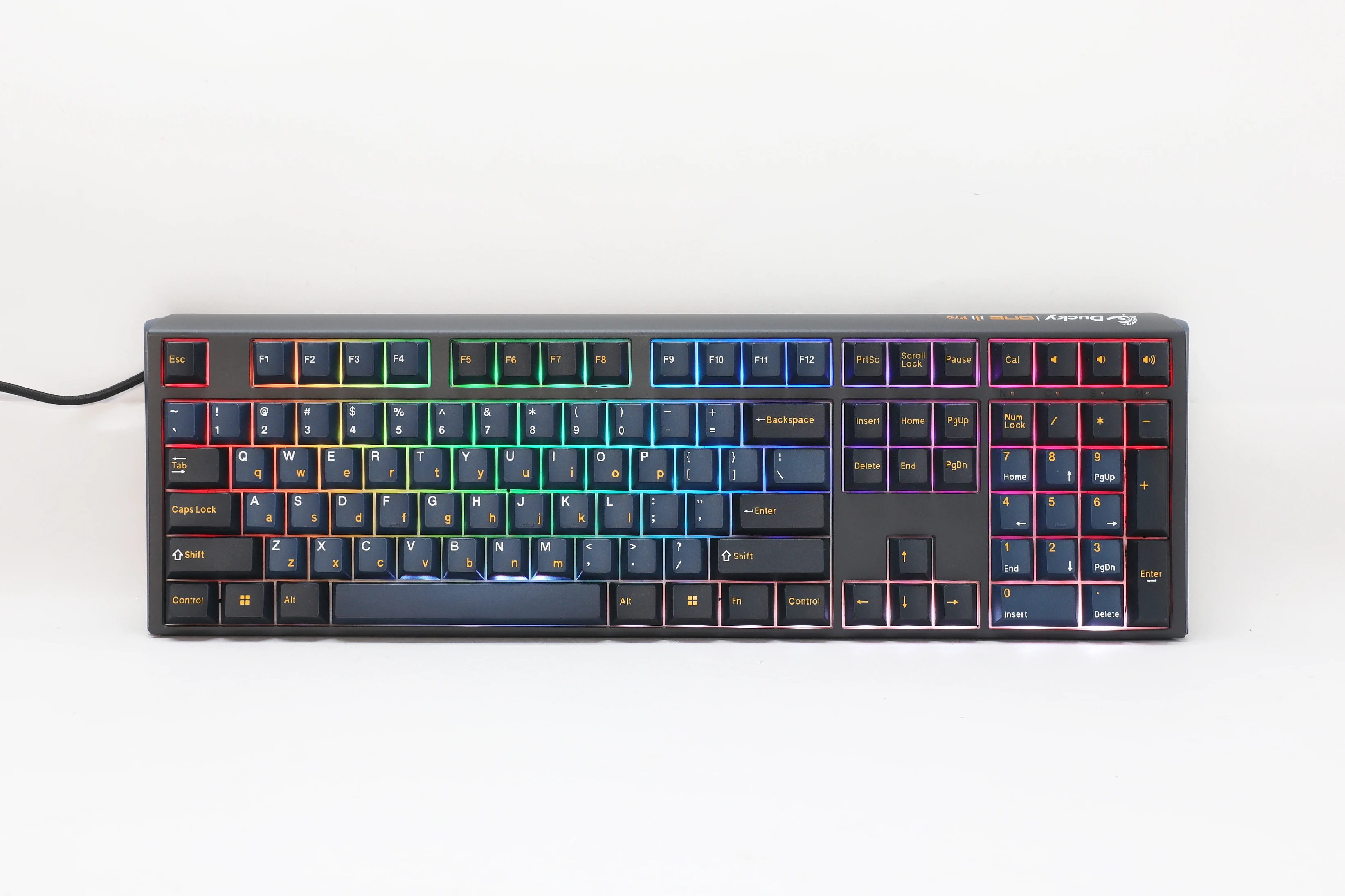 Ducky професионална геймърска механична клавиатура Professional Gaming Mechanical Keyboard One 3 Pro Nazca Line - 8K, Cherry MX2A RGB Red [Linear]