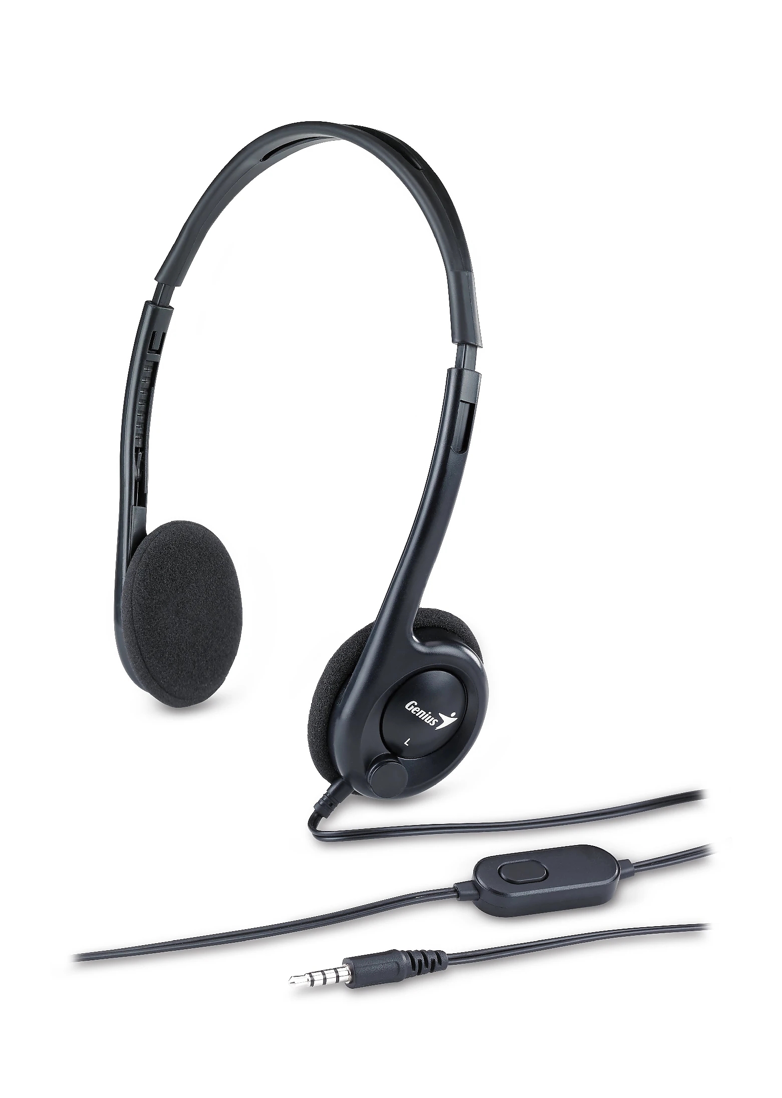 Genius слушалки с микрофон Headset HS-200C - Lightweight, Black