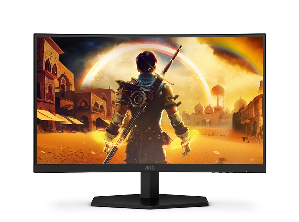 AOC C24G42FE, 23.6" Curved 1500R, VA, WLED, 1920x1080@180Hz OC (Native 144Hz), 4ms GtG, 0.5ms MPRT, 300cd m/2, 3000:1, 80M:1 DCR, Adaptive Sync, FlickerFree, Low Blue Light, Tilt, HDMI, DP