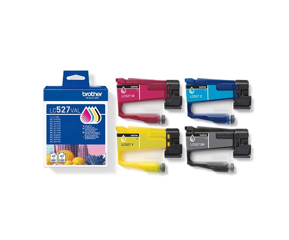 Brother LC527VAL Coloured Multipack Ink Cartridge for MFCJ5010DW/MFCJ5110DW