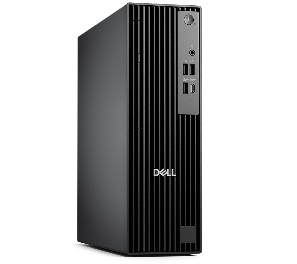 Dell Pro Slim QCS1255, AMD Ryzen 5 8600G (16 TOPS NPU, 6 cores, up to 5.0GHz), 16 GB: 1 x 16 GB, DDR5, up to 4800 MT/s, 512GB SSD, Integrated Graphics, Wi-Fi 6, Keyboard&Mouse, 180W, Ubuntu, 3Y PS