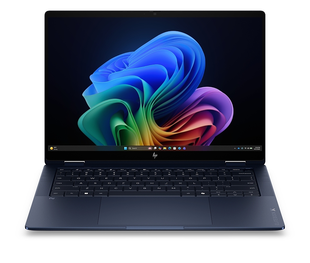 HP EliteBook X Flip G2i AI 14" Atmospheric Blue, Ultra 7 356H(up to 4.7Ghz/18MB/16C), 14" WUXGA AG 800nits Sure View Touchscreen, 32GB LPDDR5X On-board, 1TB PCIe SSD, Intel R15 5G GPS, WiFi7 + BT6, FPR, NFC, Backlit Kbd, 6C Batt, Win 11 Pro, 3Y Offsite