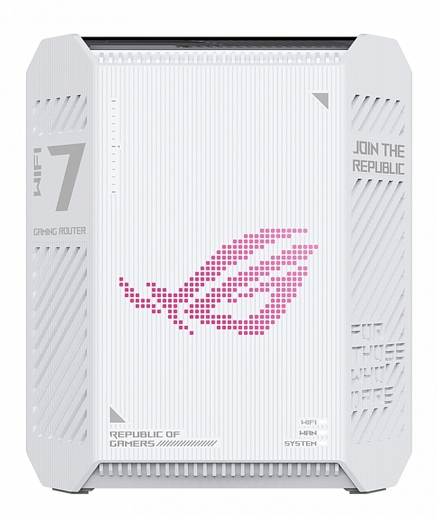 Asus ROG Strix, GS-BE7200 Dual-band WiFi 7 (802.11be) Gaming Router, supports 4096-QAM, dual gaming ports, enhanced 5GHz long-range antennas, Smart Home Master, and commercial-grade AiProtection