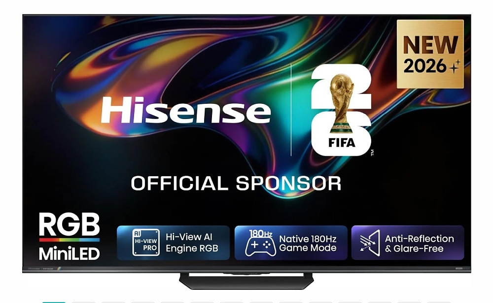 Hisense 85" UR8S, 4K Ultra HD 3840x2160, RGB Mini Led , DLED, Quantum Dot, 180Hz, IPS, HDR 10+, HLG, Dolby Vision IQ, Dolby Atmos, Smart TV,Light Sensor,WiFi 6eGHz, WiFi Direct, BT,2x10 W + 20 W + 2x5 W, Anyview Cast, 4xHDMI, 2xUSB, LAN, CI+, DVB-T2/C/S2