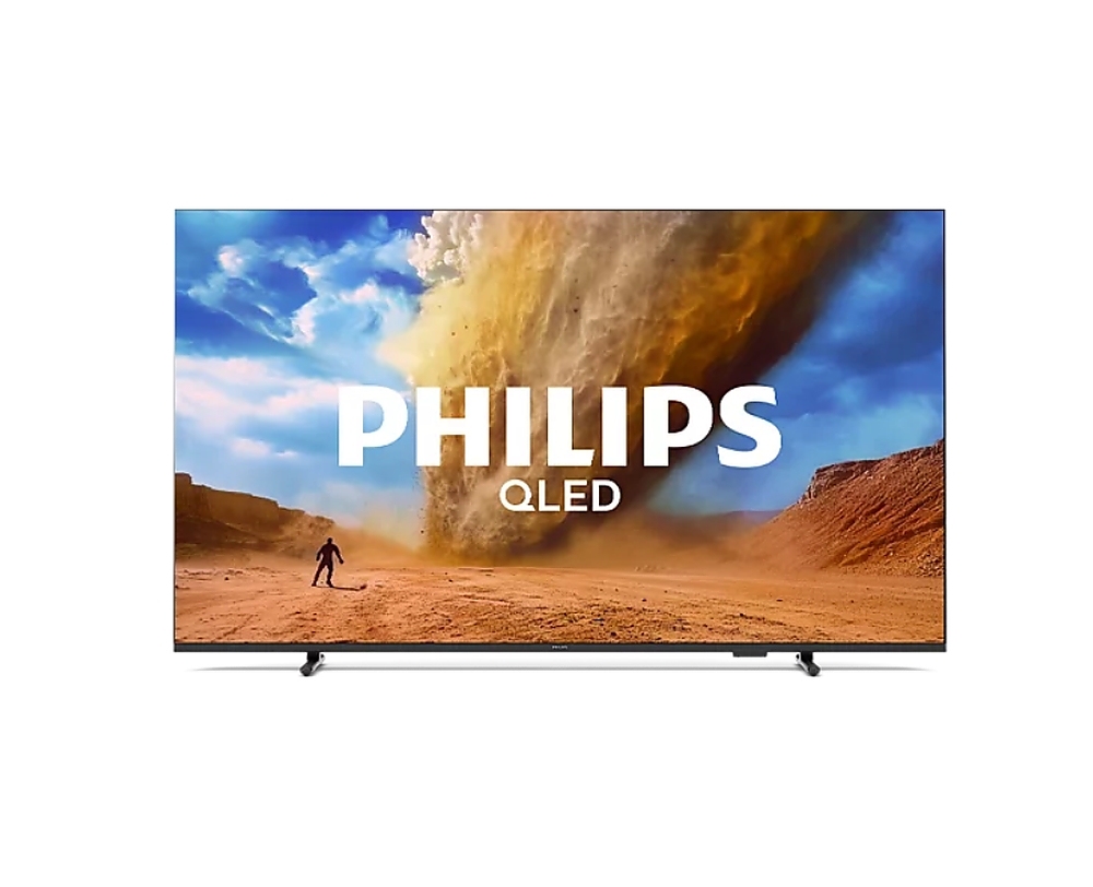 Philips 55PUS7810/12, 55" 4K UHD QLED, 3840x2160p, 60Hz, DVB-T/T2/T2-HD/C/S/S2, 60Hz, Pixel Precise UHD, HDR+, 90% DCI, Titan OS, Dolby Atmos & DTS:X, 3*HDMI, 2*USB, VRR, 802.11ac, BT 5.2, Philips EasyLink 2.0, 20W RMS, Black