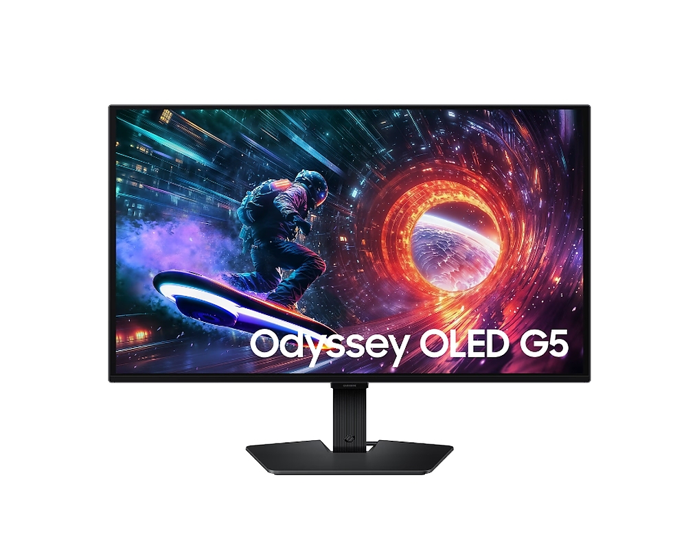 Samsung 27FG502 27" Odyssey G5 OLED DisplayPort  180Hz / HDMI 144Hz 1 ms 2560x1440 DP HDMI Black + Logitech G102 Mouse, Lightsync RGB, 8000 DPI, 6 Programmable Buttons, Black