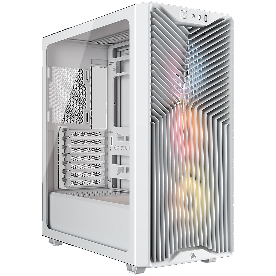 Corsair 3200D RS ARGB Mid-Tower Performance Case, White