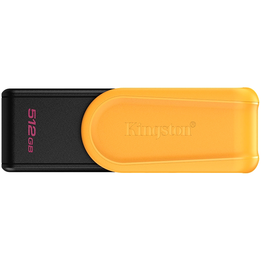Kingston 512GB Portable USB 3.2 Gen 1 DataTraveler Exodia S (Black/Yellow)