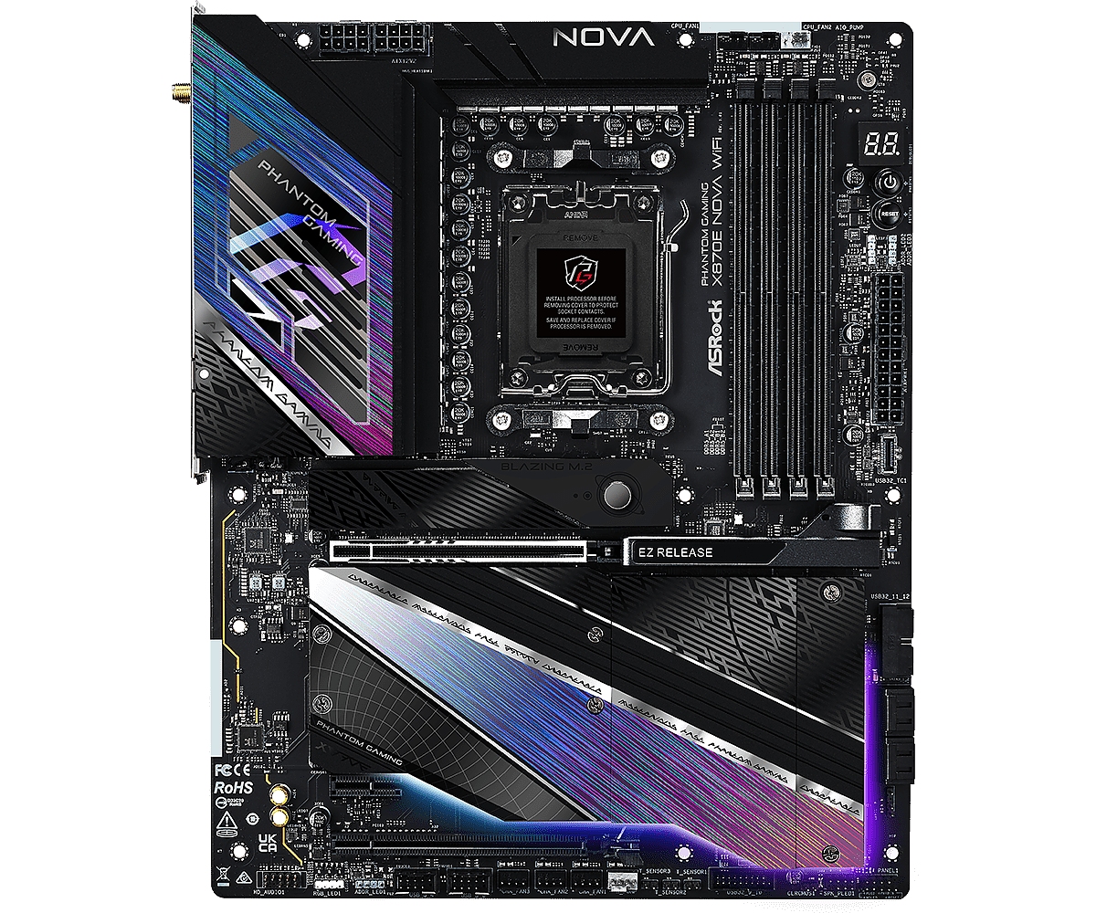 Дънна платка ASROCK X870E PG NOVA WIFI, Socket AM5