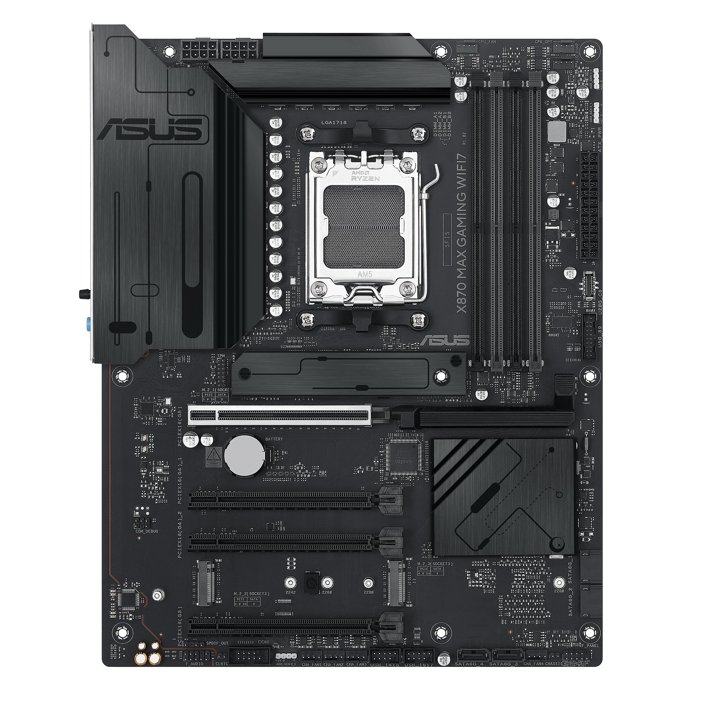 Дънна платка ASUS X870 MAX GAMING WiFi7 AM5 DDR5