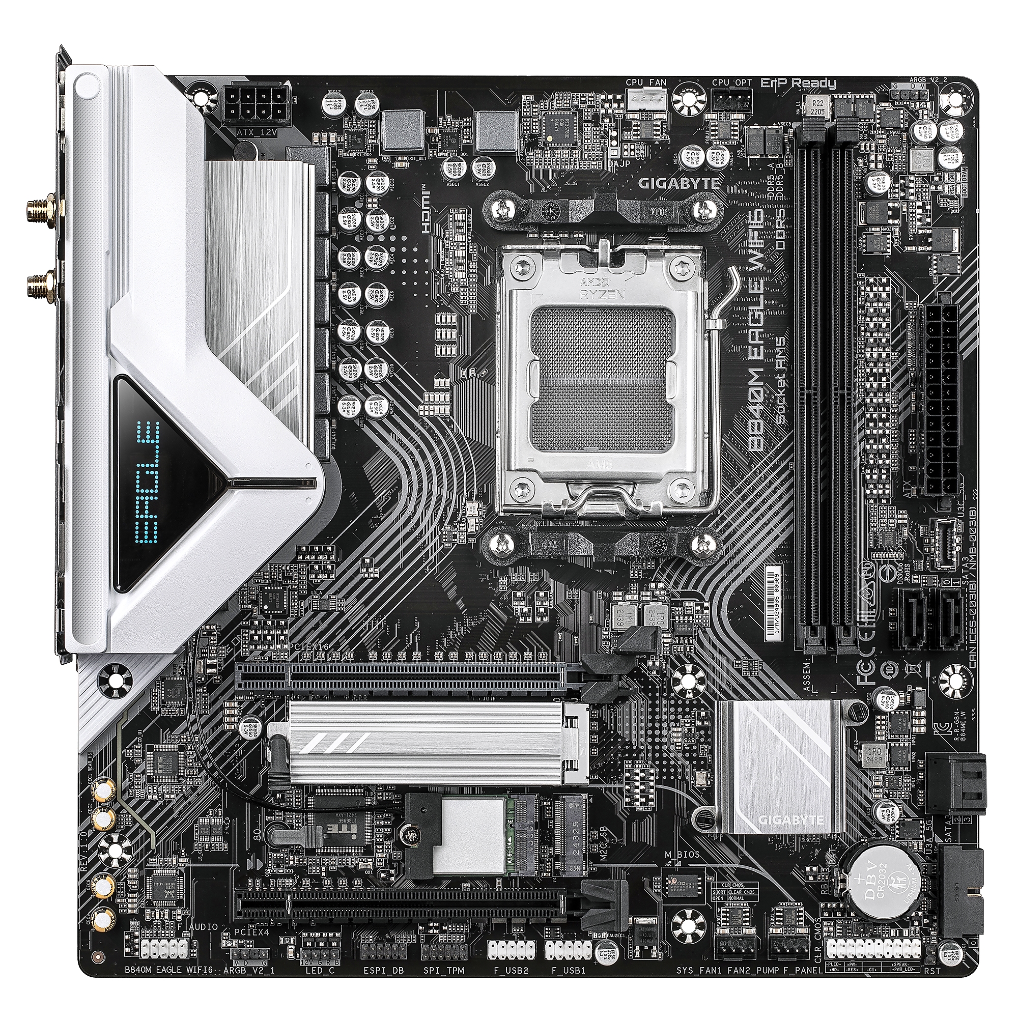 Дънна платка GIGABYTE B840M EAGLE WIFI6 socket AM5