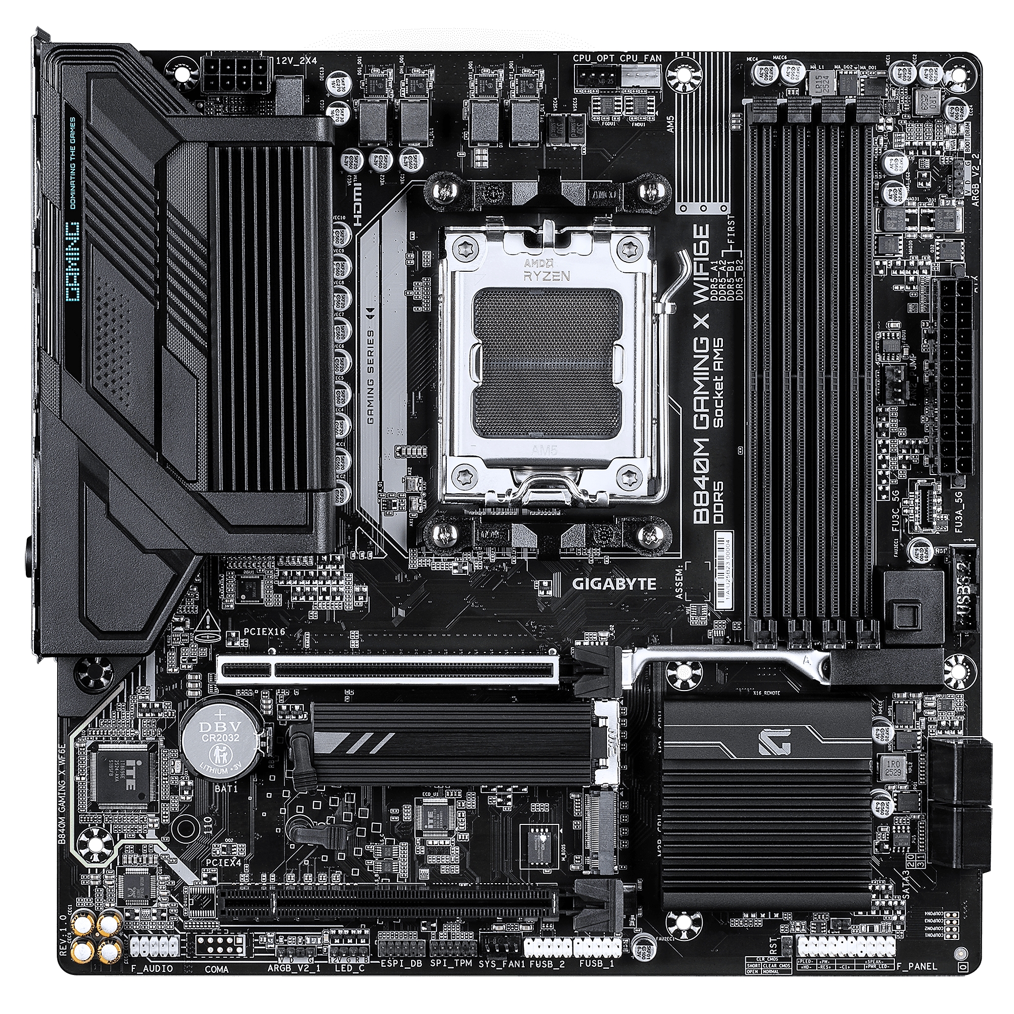 Дънна платка GIGABYTE B840M GAMING X WIFI 6E socket AM5