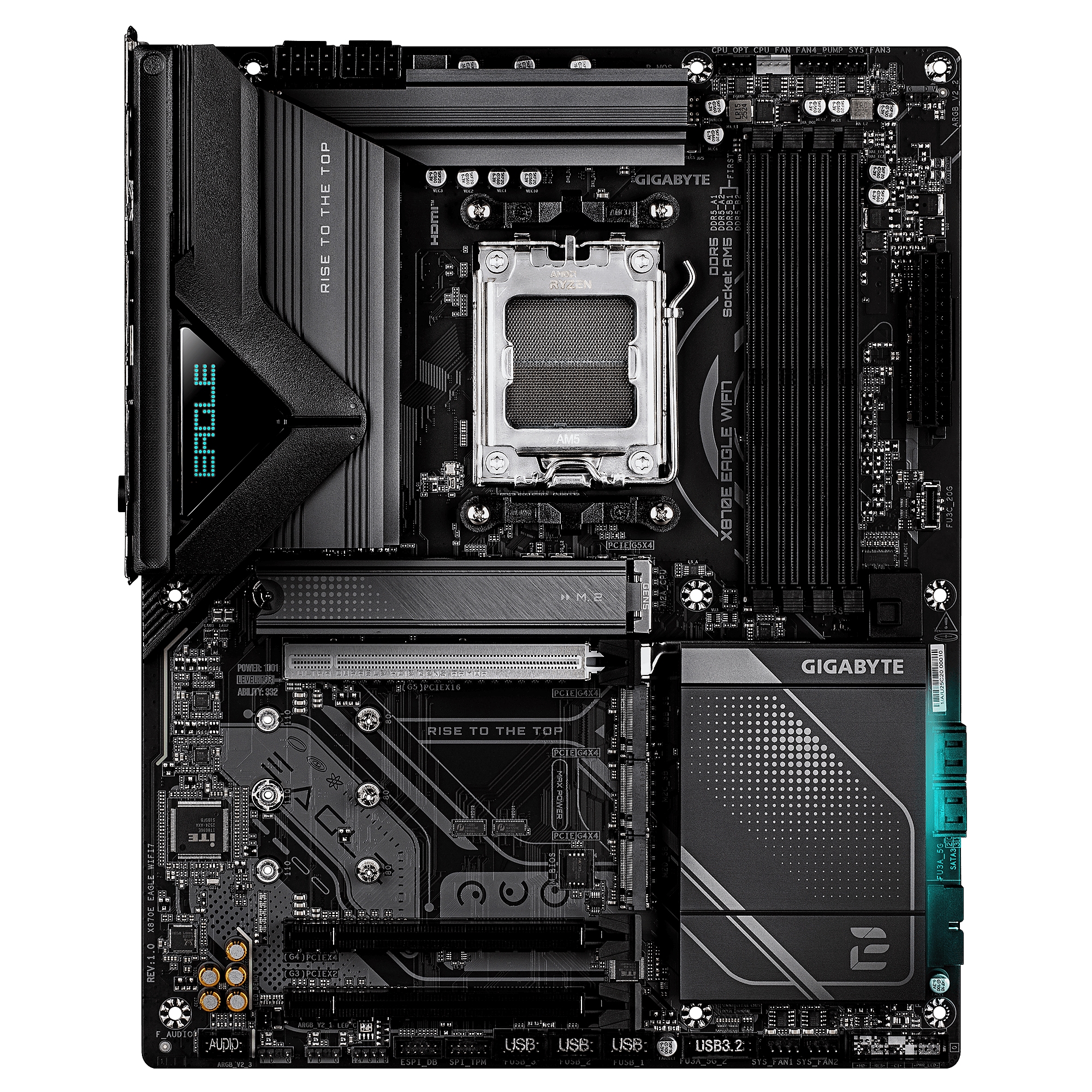 Дънна платка GIGABYTE X870E EAGLE WIFI7, Socket AM5