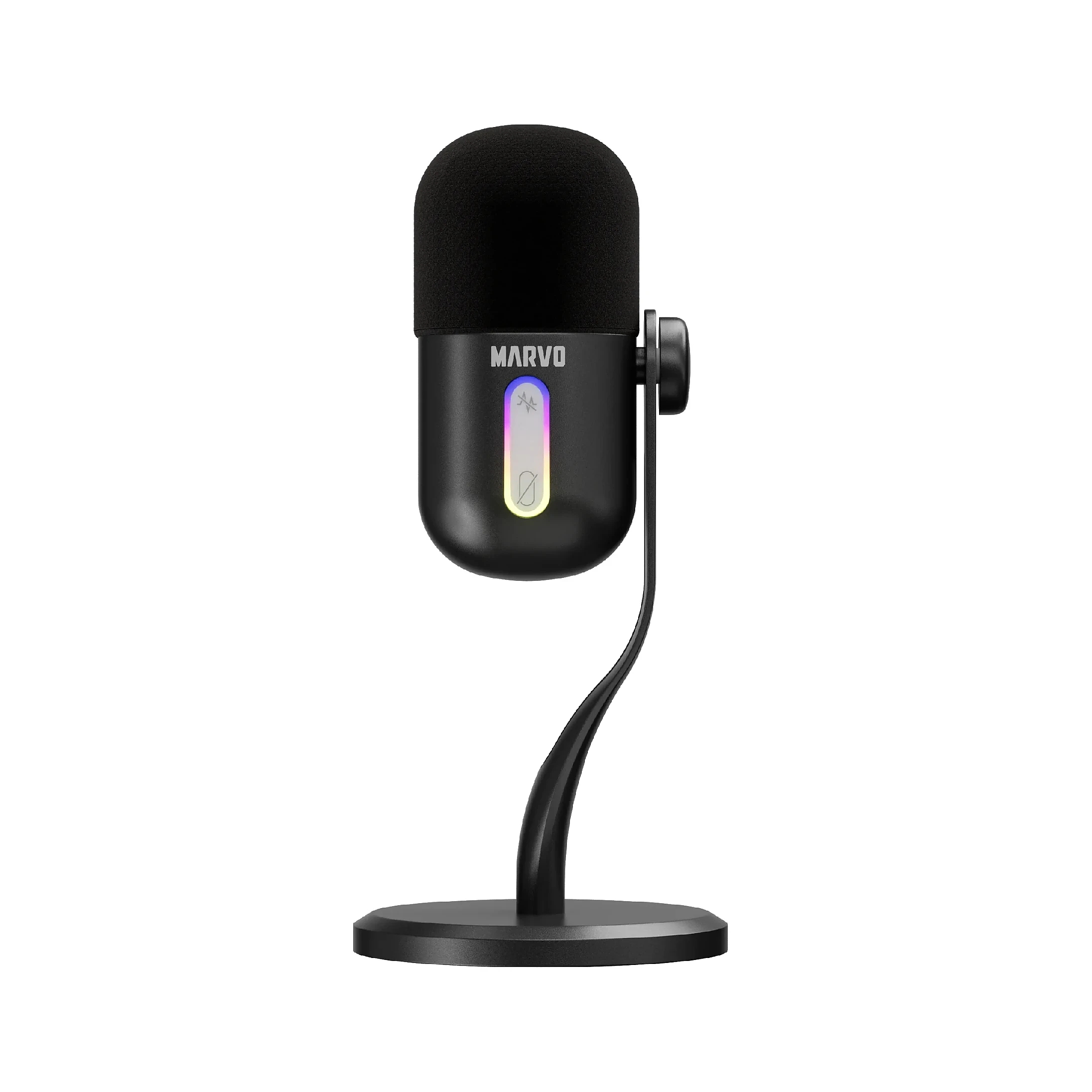 Marvo Геймърски микрофон Gaming USB Microphone - Blast 50 MIC-08 Black - USB, RGB