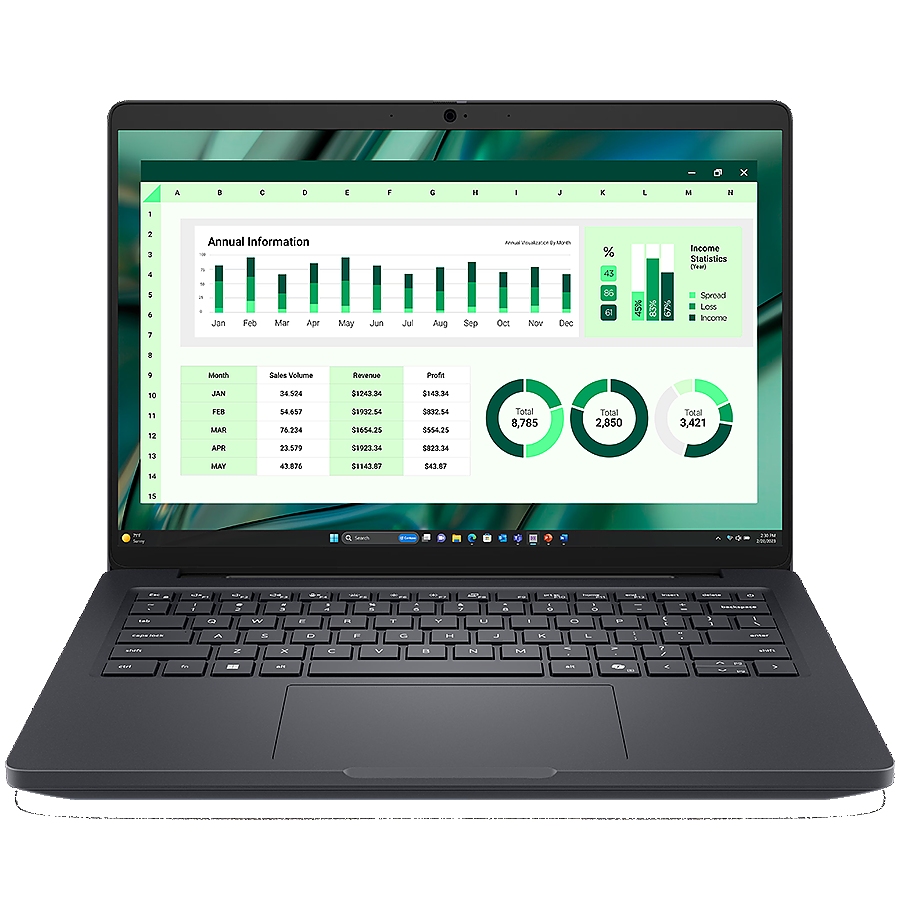 Dell Pro Max 14 (MC14250), Intel Core Ultra 7 255H(16C, 16T, 24MB, up to 5.1GHz), 14.0" FHD+(1920x1200) Non-Touch, 32GB(1x32GB) DDR5 LPCAMM, 512GB M.2 SSD, Nvidia RTX500 6GB, WiFi+BT, IR Cam+Mic, BG Backlit KBD, FPR, Win11Pro, 3Y Basic Onsite