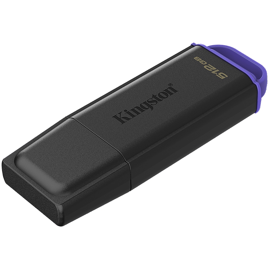 KINGSTON 512GB Portable USB 3.2 Gen 1 DataTraveler Exodia Black/Purple